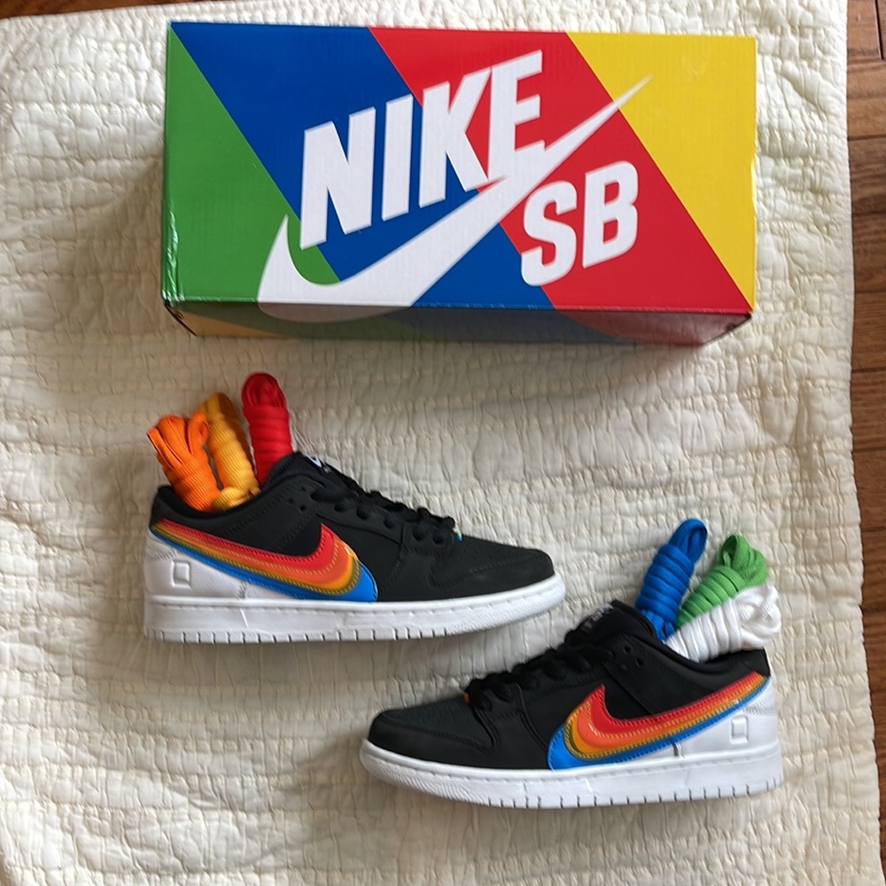 “NEW” Nike SB Dunk Low Pro 'Polaroid' DH7722-001